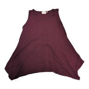 Linea Purple Sleeveless A-Line Tunic Top XL